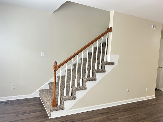 3154 High Ridge Dr, Lexington, KY 40517 - stairway with wood finished floors and baseboards