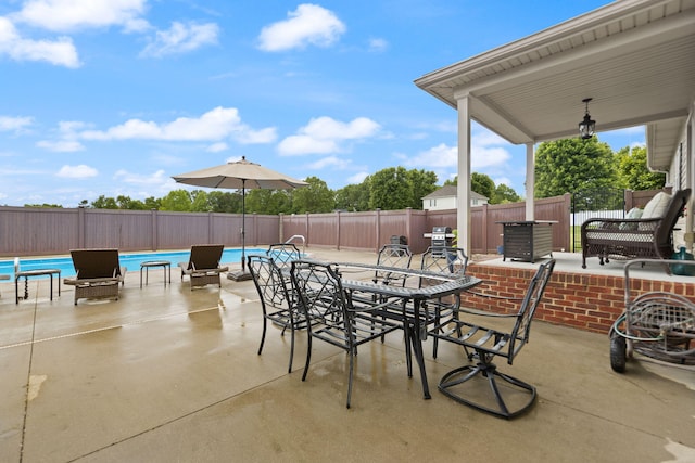 398 Arden Dr, London, KY 40741 - fenced backyard featuring a patio area and a grill