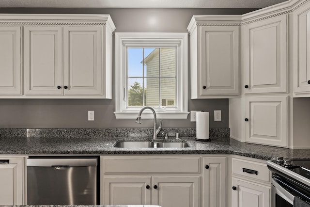 105 Wellington Cv, Danville, KY 40422 - kitchen with dishwasher, a sink, and white cabinetry