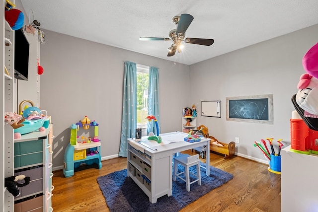 105 Wellington Cv, Danville, KY 40422 - office with wood finished floors, ceiling fan, and baseboards