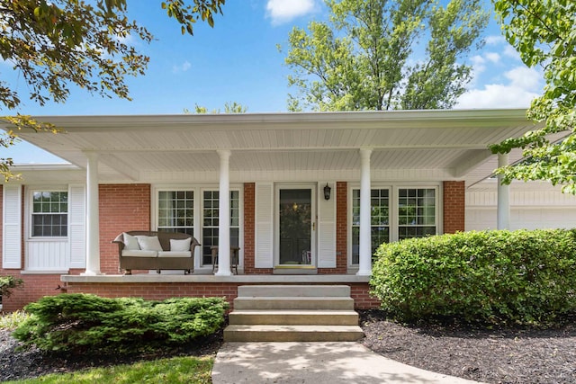 131 Reasor St, Corbin, KY 40701 - entrance to property featuring brick siding and a porch