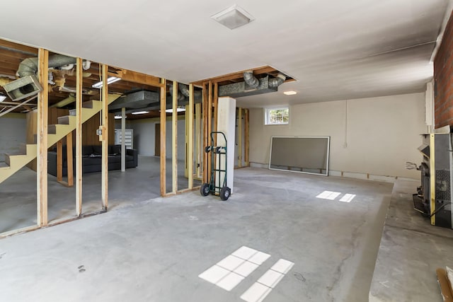 131 Reasor St, Corbin, KY 40701 - below grade area with stairs
