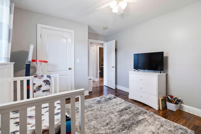 468 Whisper Woods Dr, Somerset, KY 42503 - bedroom featuring wood finished floors and ceiling fan