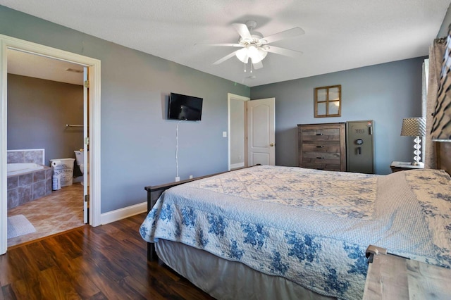 468 Whisper Woods Dr, Somerset, KY 42503 - bedroom with wood finished floors and ceiling fan