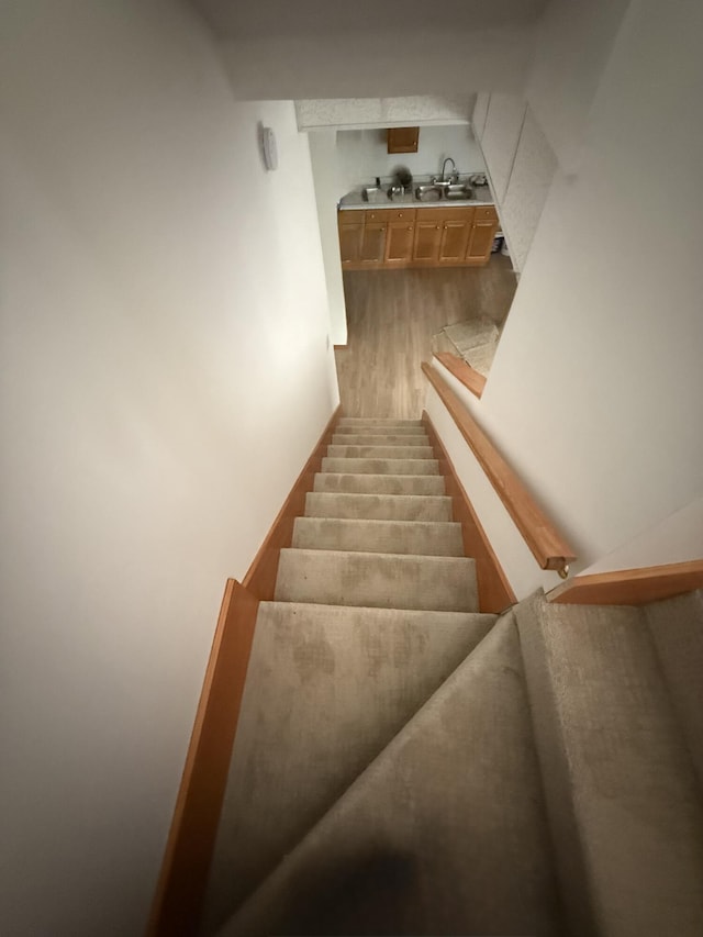 1090 Laurel Cove Rd, London, KY 40744 - staircase with wood finished floors