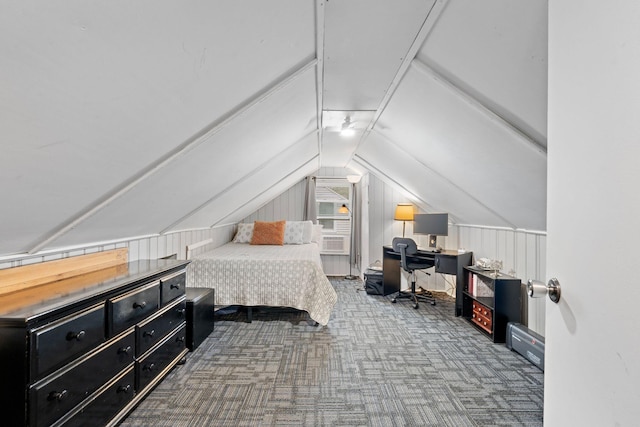 795 Allendale Dr, Lexington, KY 40503 - bedroom with carpet floors and vaulted ceiling