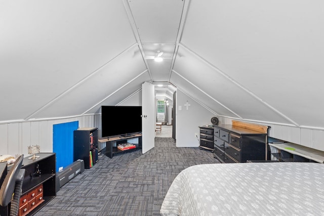 795 Allendale Dr, Lexington, KY 40503 - bedroom featuring vaulted ceiling and carpet