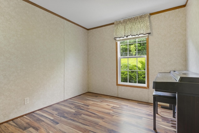 6125 Cincinnati Pike, Sadieville, KY 40370 - unfurnished dining area featuring crown molding and wood finished floors