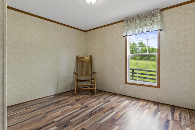 6125 Cincinnati Pike, Sadieville, KY 40370 - unfurnished room with wood finished floors and ornamental molding