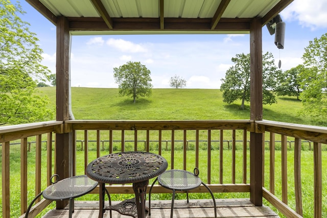 6125 Cincinnati Pike, Sadieville, KY 40370 - deck featuring a yard