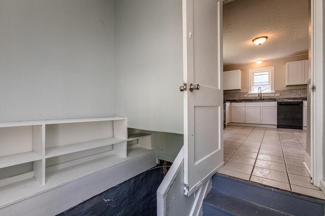 100 Mcdonald St, Nicholasville, KY 40356 - staircase featuring tile patterned floors