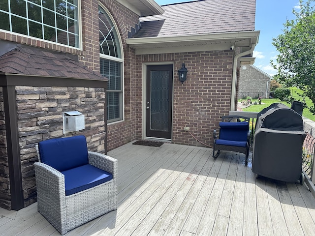 1404 Clubhouse Ln, Mt Sterling, KY 40353 - deck with area for grilling