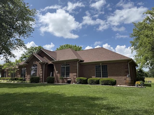 1404 Clubhouse Ln, Mt Sterling, KY 40353 - view of front of property featuring brick siding and a front lawn