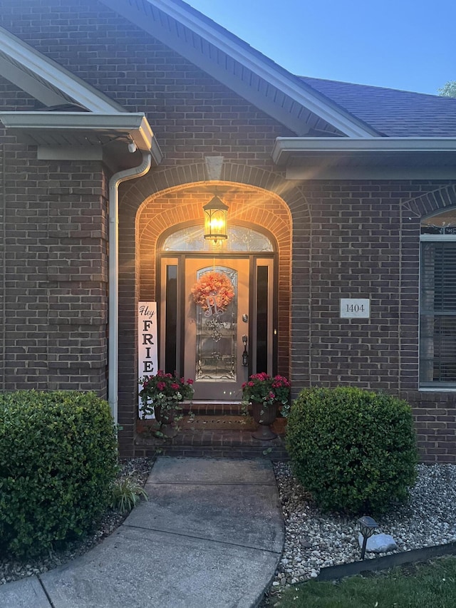 1404 Clubhouse Ln, Mt Sterling, KY 40353 - property entrance with brick siding