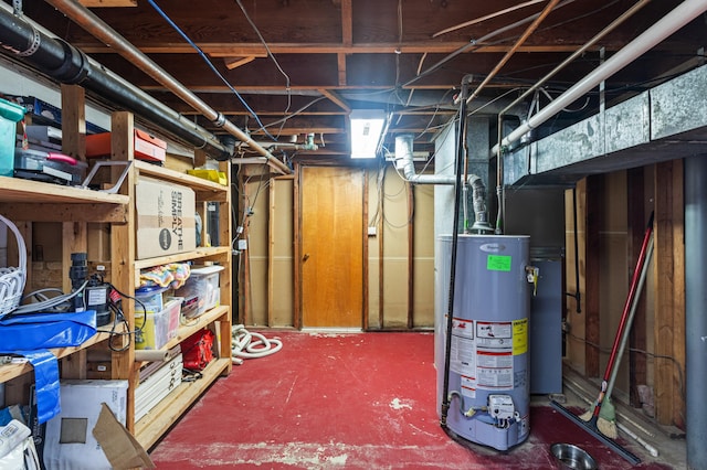 1128 Kiowa Trl, Frankfort, KY 40601 - unfinished below grade area featuring water heater