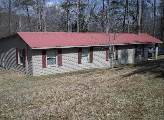 130 Morgan View Rd, Wellington, KY 40387 - view of front of home featuring metal roof