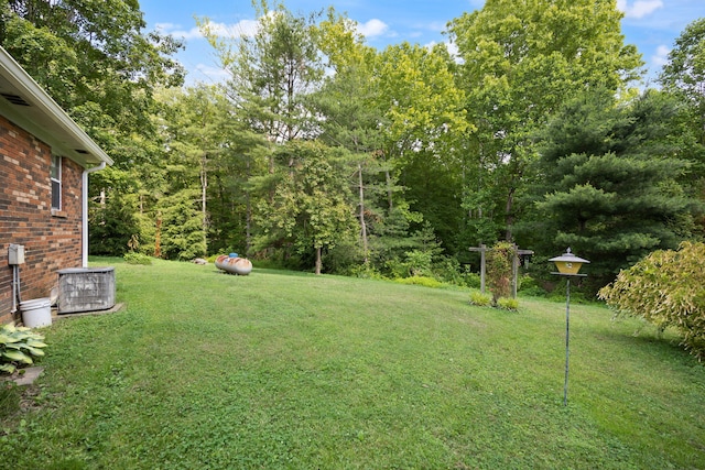 600 Tug Branch Rd, Clay City, KY 40312 - view of green lawn with central AC