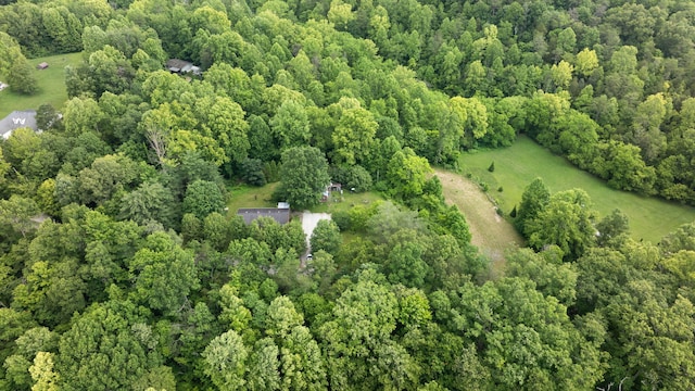 600 Tug Branch Rd, Clay City, KY 40312 - aerial view of property's location with a heavily wooded area