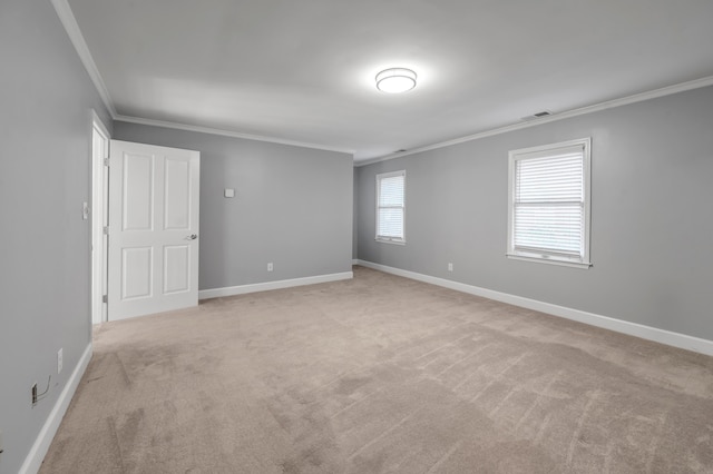 244 Chippendale Cir, Lexington, KY 40517 - unfurnished room with ornamental molding, light colored carpet, and baseboards