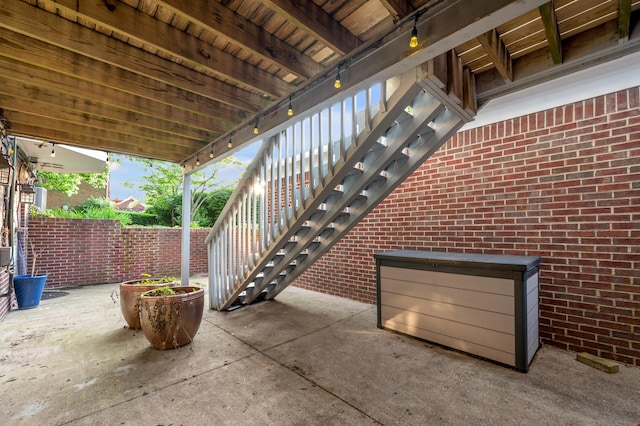 244 Chippendale Cir, Lexington, KY 40517 - view of patio / terrace featuring stairs