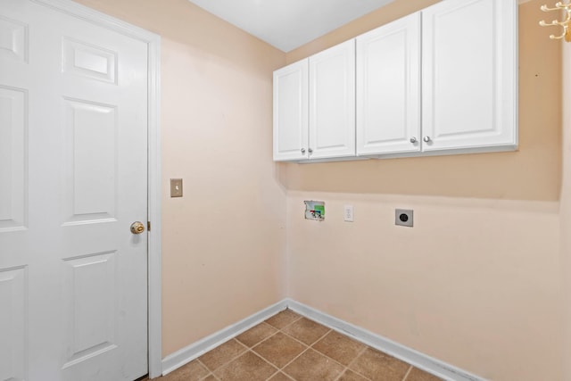 174 Shirdell Dr, Richmond, KY 40475 - washroom featuring hookup for an electric dryer, cabinet space, baseboards, and hookup for a washing machine