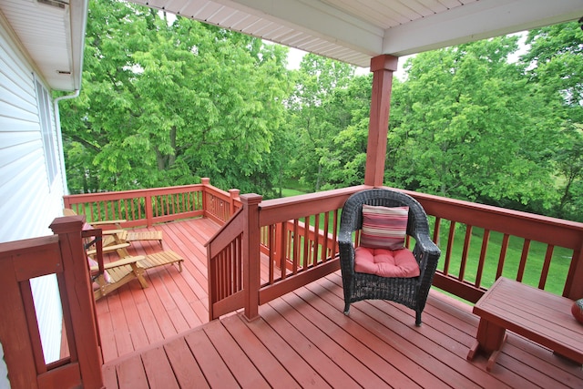 5420 Kiddville Ln, Lexington, KY 40515 - view of wooden terrace