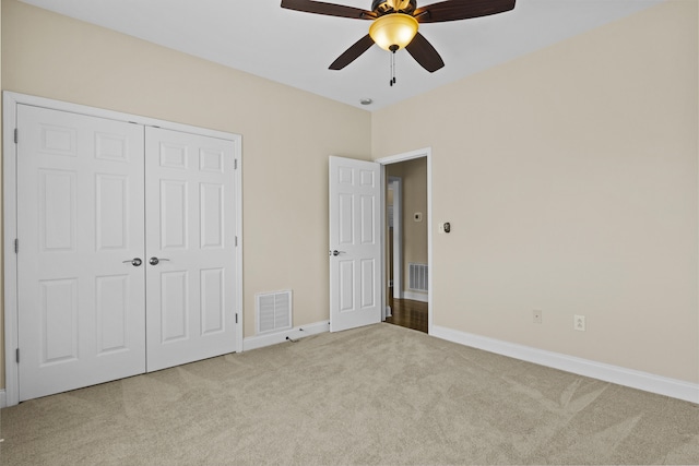 584 Southpoint Dr, Lexington, KY 40515 - unfurnished bedroom with carpet, a closet, and ceiling fan