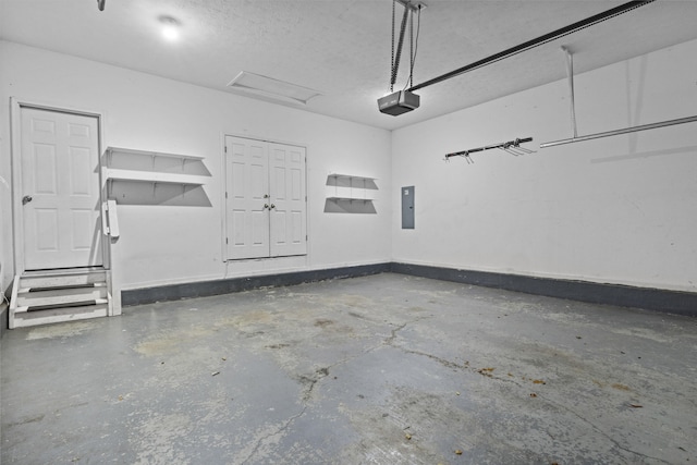 584 Southpoint Dr, Lexington, KY 40515 - garage featuring a garage door opener and electric panel