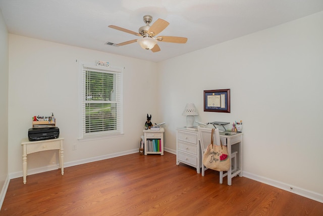 1280 Kennecott Way, Lexington, KY 40514 - office with wood finished floors and ceiling fan