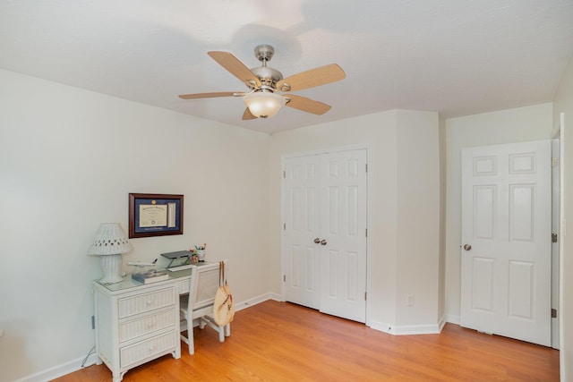 1280 Kennecott Way, Lexington, KY 40514 - office featuring light wood finished floors and a ceiling fan