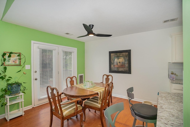 1280 Kennecott Way, Lexington, KY 40514 - dining space featuring wood finished floors and ceiling fan