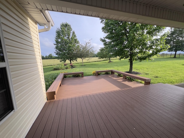 131 Betsy Ross Ln, Danville, KY 40422 - deck featuring a lawn