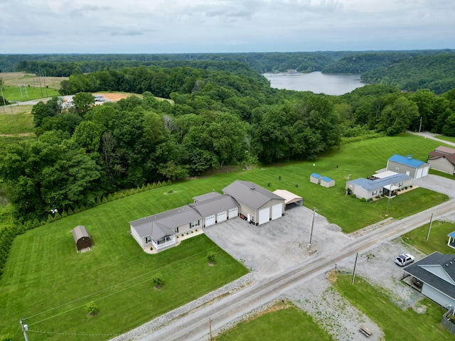 115 Wolf Creek Crossing Rd, Nancy, KY 42544 - bird's eye view of a large body of water and a forest