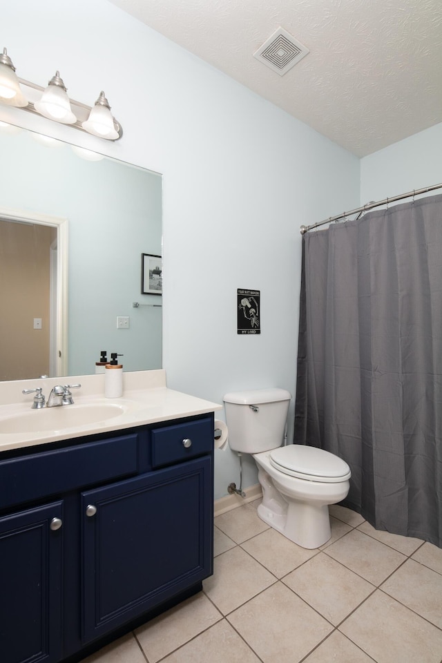 3008 Roundway Down Ln, Lexington, KY 40509 - bathroom with toilet, vanity, and tile patterned floors