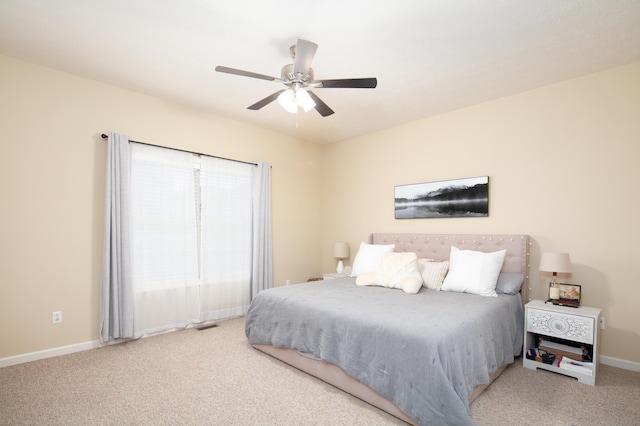 3008 Roundway Down Ln, Lexington, KY 40509 - bedroom with carpet flooring, baseboards, and ceiling fan