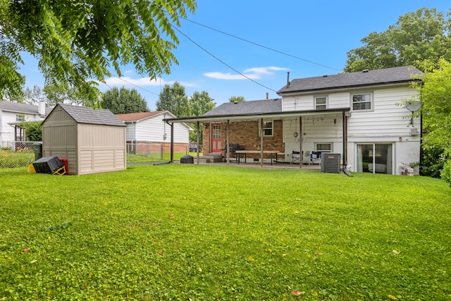 1716 Biloxi Ct, Lexington, KY 40505 - back of house with a patio and central AC