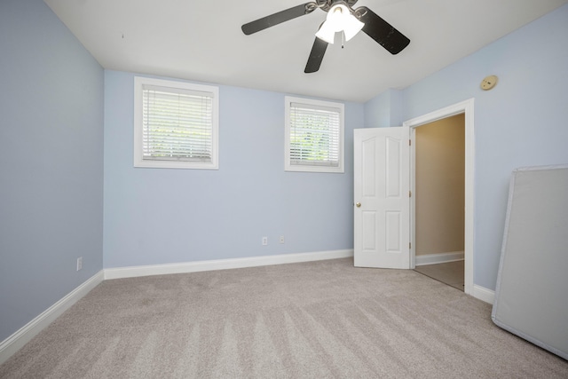 1369 Saddle Club Way, Lexington, KY 40504 - unfurnished bedroom featuring carpet flooring, baseboards, and a ceiling fan