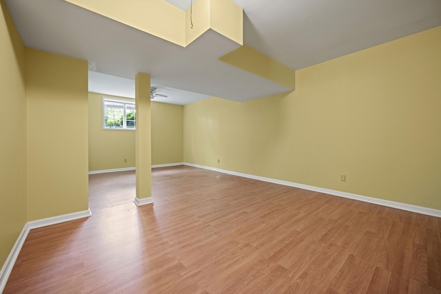 1369 Saddle Club Way, Lexington, KY 40504 - below grade area with light wood-type flooring and baseboards