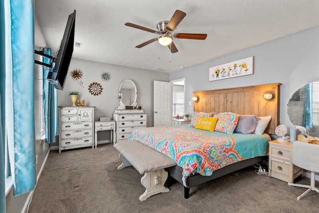 416 Scottsdale Cir, Lexington, KY 40511 - bedroom with carpet and ceiling fan