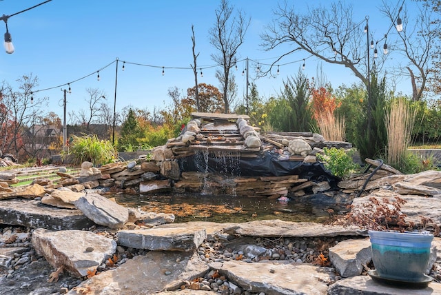 1022 Forest Hill Dr, Lawrenceburg, KY 40342 - view of yard featuring a garden pond