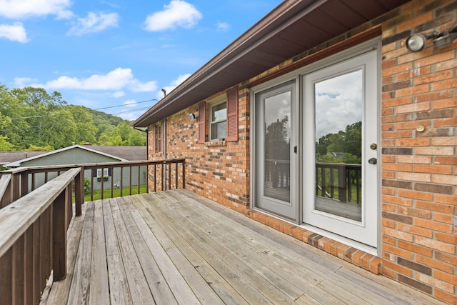2299 Mcbrayer Rd, Clearfield, KY 40313 - view of wooden deck