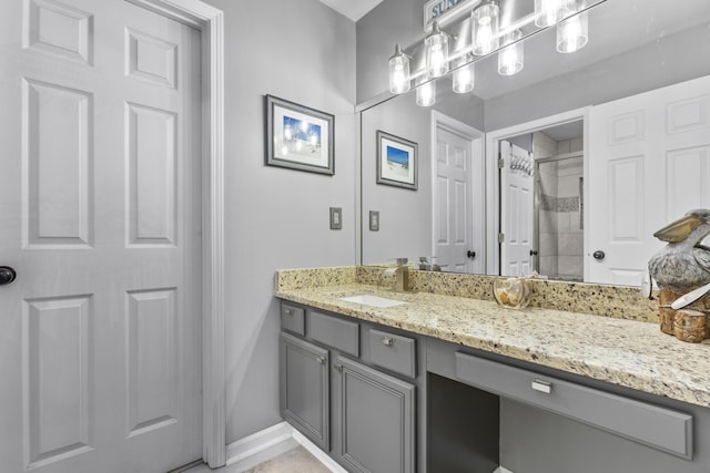 102 Dickinson Ct, Georgetown, KY 40324 - full bath with vanity and a tile shower