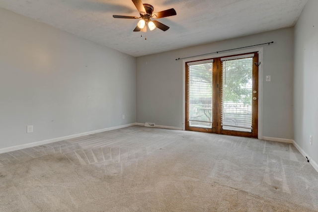 230 Fairway Dr, Nicholasville, KY 40356 - spare room featuring a ceiling fan and light carpet