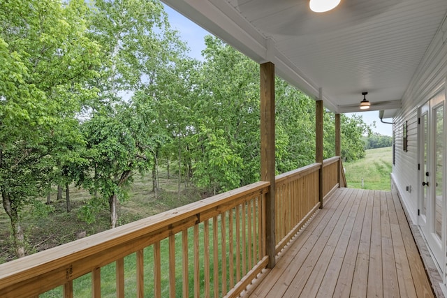 437 Boones Creek Rd, Lancaster, KY 40444 - wooden deck featuring a yard