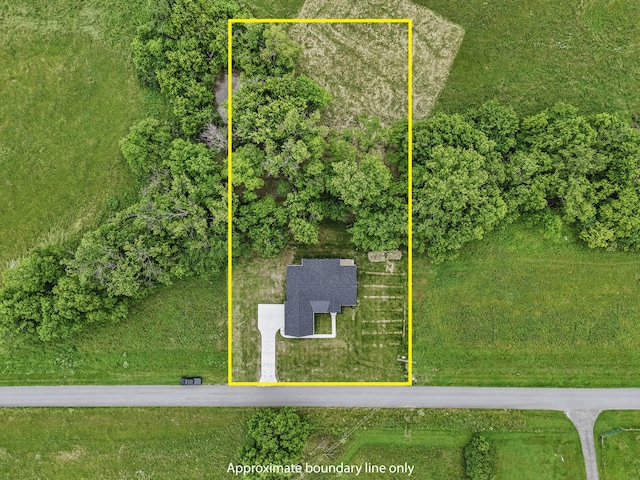 437 Boones Creek Rd, Lancaster, KY 40444 - aerial view of property and surrounding area with property boundaries highlighted