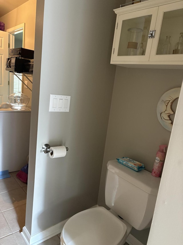 260 Beech Fork Blvd, Clay City, KY 40312 - bathroom with toilet and tile patterned floors