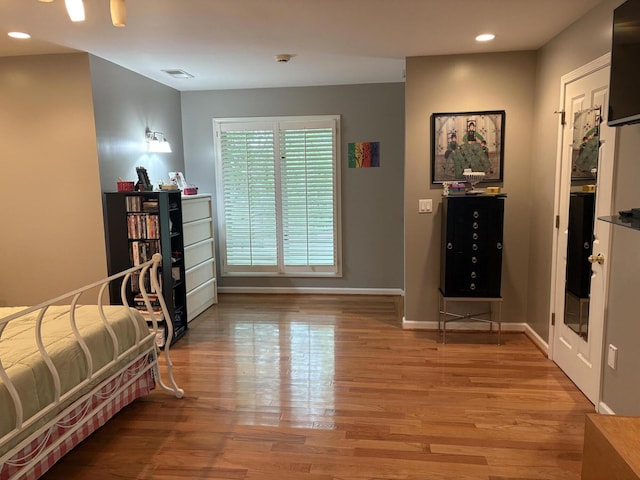 260 Beech Fork Blvd, Clay City, KY 40312 - bedroom featuring light wood finished floors and recessed lighting