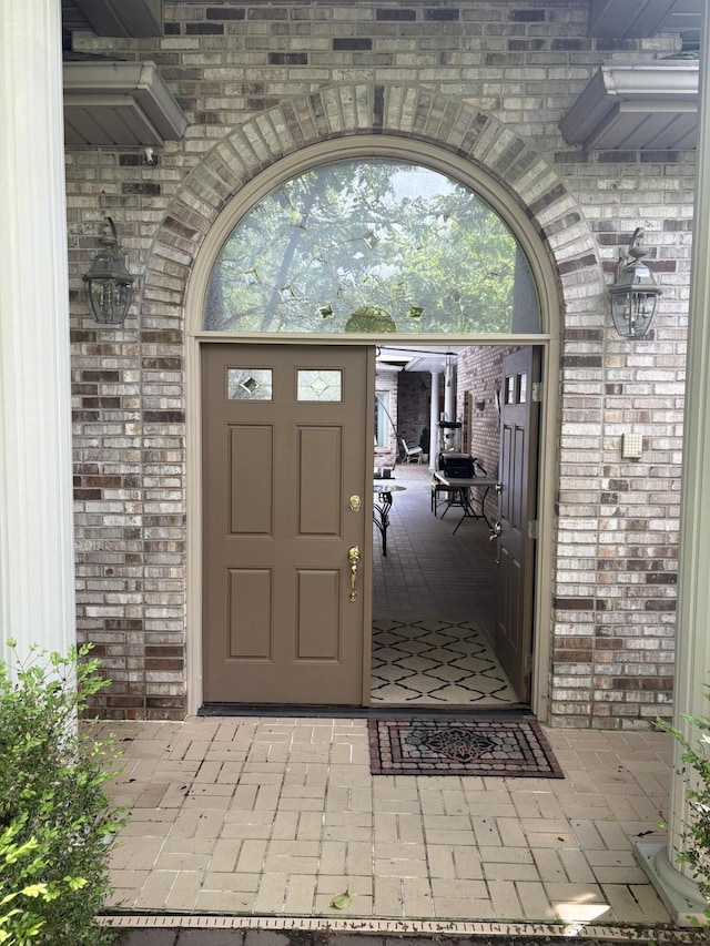 260 Beech Fork Blvd, Clay City, KY 40312 - property entrance featuring brick siding