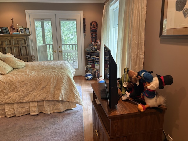 260 Beech Fork Blvd, Clay City, KY 40312 - bedroom with french doors and access to exterior