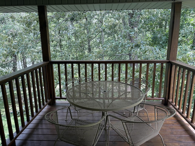 260 Beech Fork Blvd, Clay City, KY 40312 - wooden deck with outdoor dining space